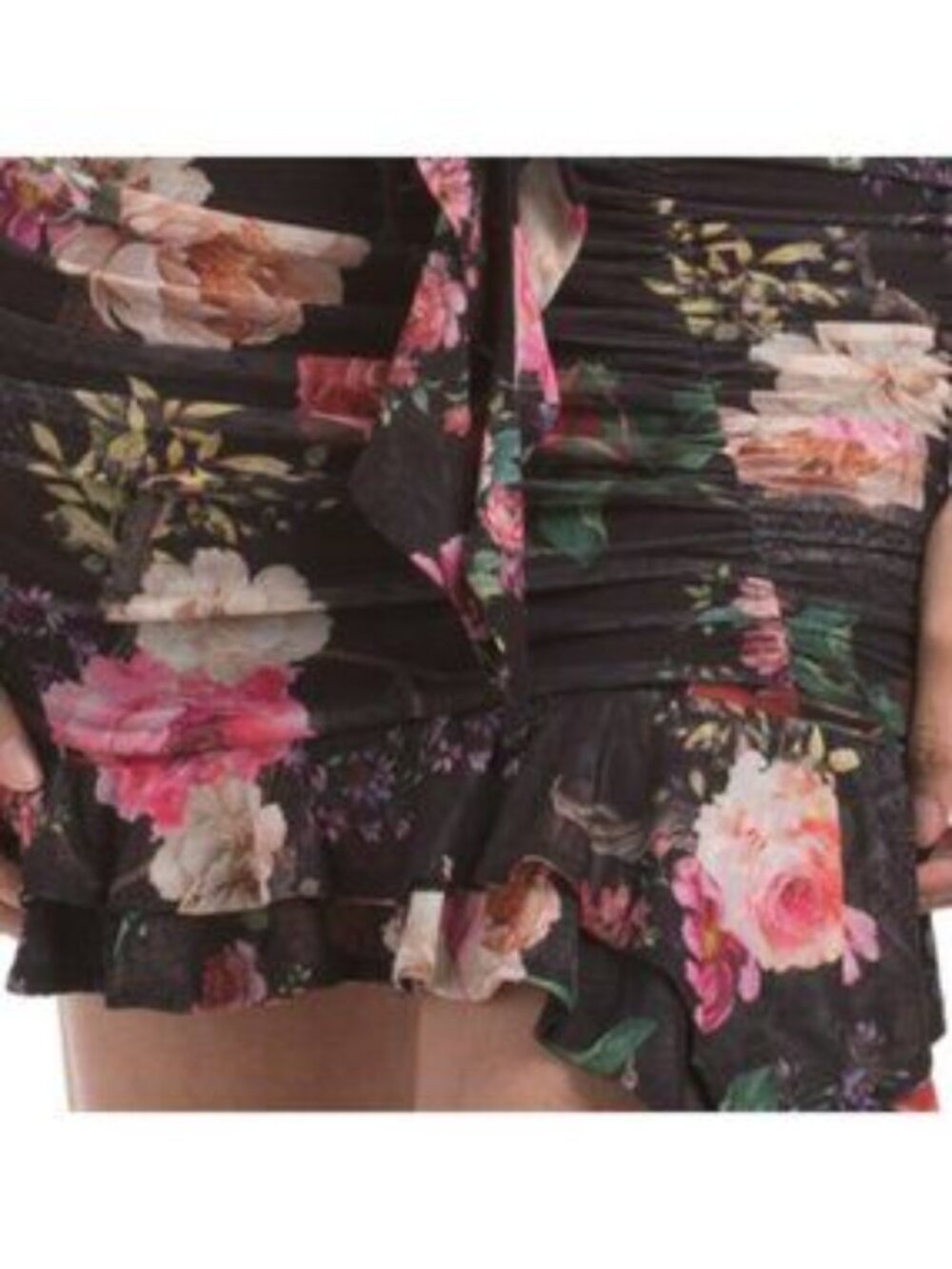 AFRM Odessa Ruffle Front Mini Dress - Picture 4 of 5